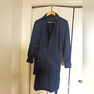 Brooks Brothers faux suede shirt dress/ jacket